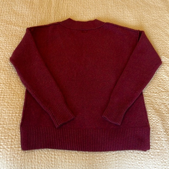Evereve Roan & Ryan Burgundy Sweater - Picture 5 of 7